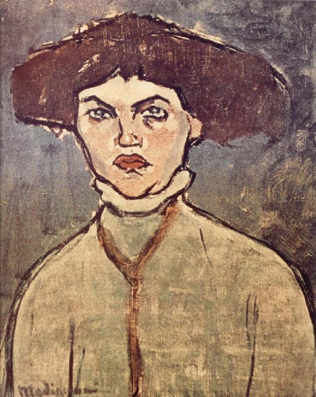 Amedeo Modigliani Head of a young woman Spain oil painting art